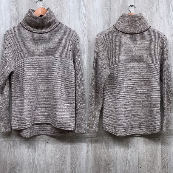 Vera Wang Mauve Sparkle Long Sleeve Sweater BB802 - Picture 2 of 5